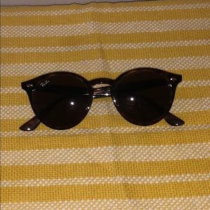 RayBan Round Tortoise Sunglasses with Brown Lenses